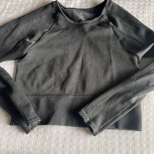 aerie offline workout crop long sleeve sz XL